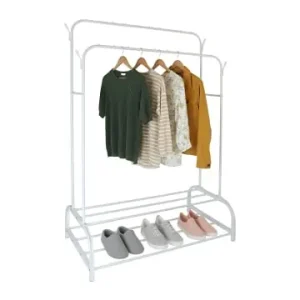 Neue Ware relaxdays Kleiderständer in Weiß - (B)110 x (H)155 x (T)55 cm günstig kaufen | limango