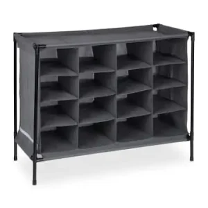 Sonderangebot relaxdays Camping-Schuhregal in Grau - (B)84 x (H)65 x (T)36 cm günstig kaufen | limango