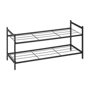 relaxdays Schuhregal in Schwarz - (B)70 x (H)33,5 x (T)26 cm günstig kaufen | limango Highlight