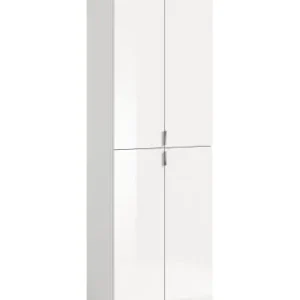 xonox.home Hochschrank(B/H/T: 61x193x34 cm) in weiß und weiß Hochglanz günstig kaufen | limango Gratis Versand