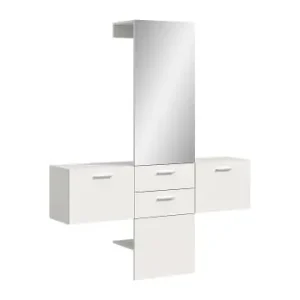 ebuy24 Garderobenmöbel Vaga (3-teilig) Weiß 156 x 36 cm günstig kaufen | limango Kostenloser Versand