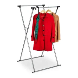 relaxdays Kleiderständer in Silber - (B)135 x (H)139 x (T)95 cm günstig kaufen | limango Begrenztes Angebot