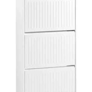 SoBuy Schuhkipper in Weiß - (B)61 x (H)120 x (T)26cm günstig kaufen | limango Saisonangebot