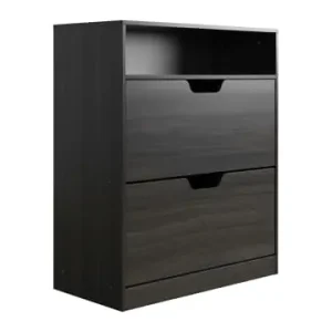 relaxdays Schuhschrank in Grau - (B)60 x (H)102 x (T)24 cm günstig kaufen | limango Zertifiziert