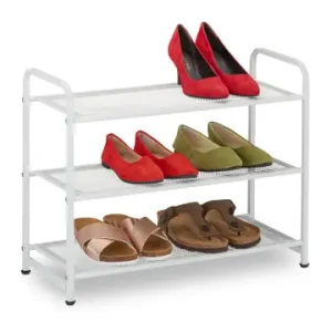 Aktuell relaxdays Schuhregal in Weiß - (B)60 x (H)48 x (T)25 cm günstig kaufen | limango