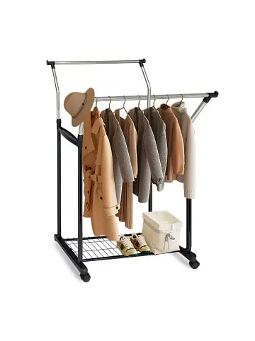 relaxdays Kleiderständer in Silber/Schwarz günstig kaufen | limango Preiswert