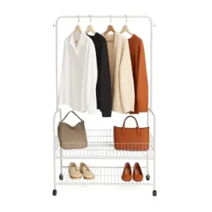 relaxdays Kleiderständer in Weiß - (B)90 x (H)165 x (T)30 cm günstig kaufen | limango Aktuell