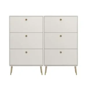 ebuy24 Schuhschrank Softline Weiß 164 x 26 cm günstig kaufen | limango Preis Gesenkt