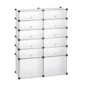 relaxdays Schuhregal in Transparent - (B)94 x (H)125 x (T)37 cm günstig kaufen | limango Mega-Angebot