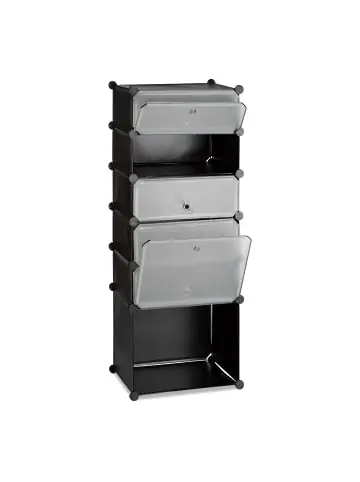 relaxdays Schuhregal in Schwarz - (B)37 x (H)52 x (T)9 cm günstig kaufen | limango Schnäppchen