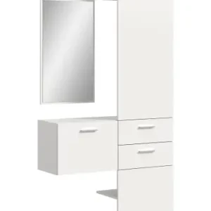 xonox.home Garderobenkombination(B/H/T: 104x190x36 cm) in weißgünstig kaufen | limango Kostenfreie Lieferung