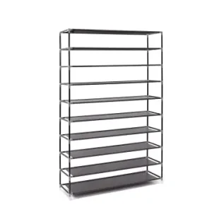 Letzte Chance relaxdays 3x Stoff-Schuhschrank in Schwarz - (B)88 x (H)161 x (T)30 cm günstig kaufen | limango