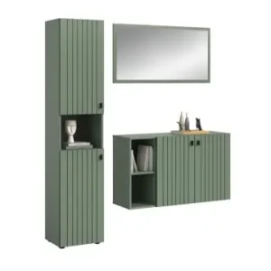 ebuy24 Garderobenmöbel Station Staubgrün 161 x 37 cm günstig kaufen | limango Solange Der Vorrat Reicht