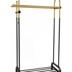 Garantierte Lieferung COSTWAY Garderobenständer 101 x 40 x 179 cm in Schwarz günstig kaufen | limango