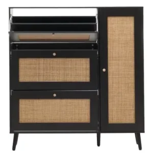 MCW Rattan-Schuhkipper M37, Schwarz günstig kaufen | limango Gratis Versand