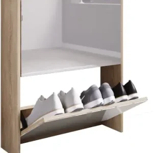 VCMHolz Schuhschrank Schuhkipper Spiegel Stido L in Honig-Eiche günstig kaufen | limango Günstig