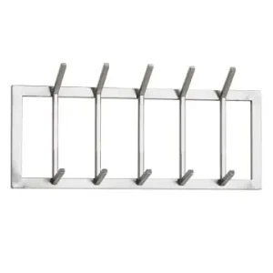 Jetzt Bestellen FineBuy Wandgarderobe in Silber / Metall / 65x10x30 günstig kaufen | limango