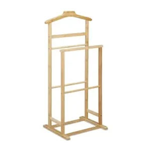 relaxdays Herrendiener in Natur - (B)47 x (H)98,5 x (T)36 cm günstig kaufen | limango Garantierte Lieferung