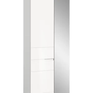 xonox.home Garderobenschrank(B/H/T: 68x193x37 cm) in weiß und weiß Hochglanz günstig kaufen | limango Direkt Vom Hersteller