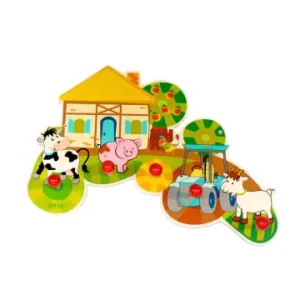 Top-Seller Hess HolzspielzeugGarderobe "Bauernhof" in Bunt günstig kaufen | limango