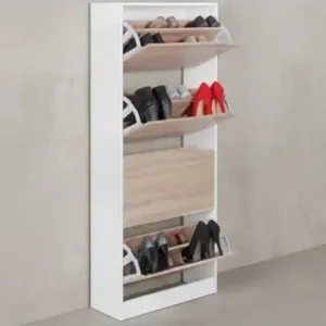 Markenware KADIMA DESIGN Schuhschrank | 150cm, 4 Fächer, Klappbar, 24 Paar günstig kaufen | limango