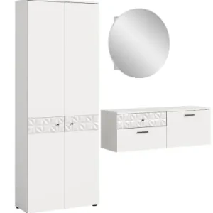 Meistverkauft ebuy24 Garderobenmöbel Prisma Weiß 195 x 34 cm günstig kaufen | limango