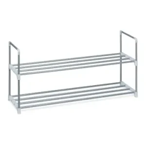 Direktkauf relaxdays 3x Schuhregal in Silber - (B)90 x (H)45 x (T)30 cm günstig kaufen | limango