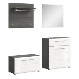 Gratis Versand ebuy24 Garderobenmöbel Salsa Weiß 175 x 37 cm günstig kaufen | limango