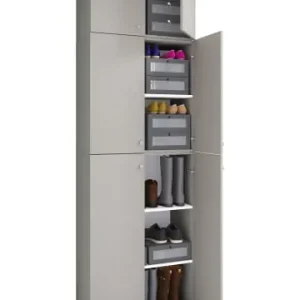 Beliebt VCMXXL Schuhschrank Kleiderschrank Schrank Lona 5f A in Grau günstig kaufen | limango