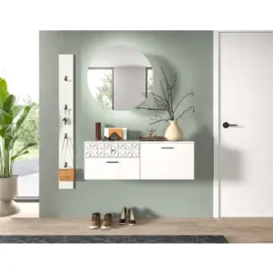 Versand Am Gleichen Tag xonox.home Garderobenkombination (B/H/T 141x192x34 cm) in weiß günstig kaufen | limango