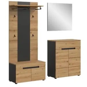 ebuy24 Garderobenmöbel Canu Eiche 175 x 37 cm günstig kaufen | limango Jetzt Kaufen