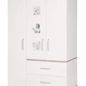 Letzte Chance roba Kleiderschrank Pia 3-türig mit 3 Bilderrahmen fürs Kinderzimmer günstig kaufen | limango