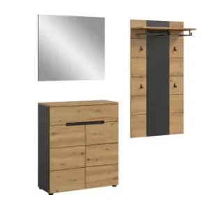 Abverkauf ebuy24 Garderobenmöbel Canu Eiche 175 x 37 cm günstig kaufen | limango