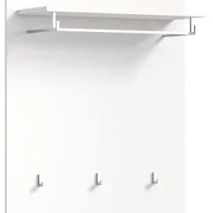 ebuy24 Wandgarderobe Solero Weiß 80 x 25 cm günstig kaufen | limango Top-Preis