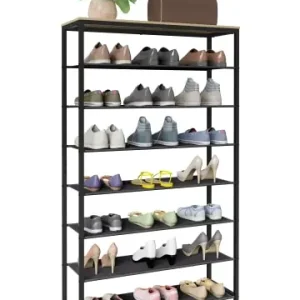 VCMMetall Holz Schuhregal Schuhablage 7 Fächer Taliro in Honig-Eiche günstig kaufen | limango Versand Am Gleichen Tag