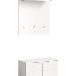 Saisonangebot ebuy24 Garderobenmöbel Solero Weiß 80 x 37 cm günstig kaufen | limango