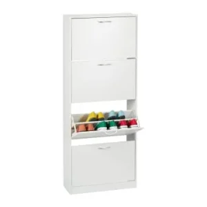 relaxdays Schuhschrank in Weiß - (B)60 x (H)152 x (T)24 cm günstig kaufen | limango Sonderaktion