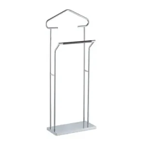 relaxdays Herrendiener in Silber/Braun - (B)46 x (H)110 x (T)19 cm günstig kaufen | limango Bestpreis