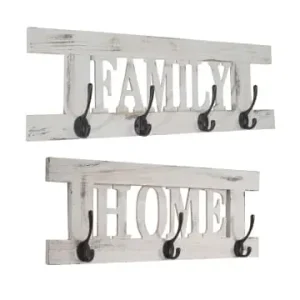 Sale MCW 2er Wandgarderoben Set Zuhause+Familie, Weiß, shabby günstig kaufen | limango