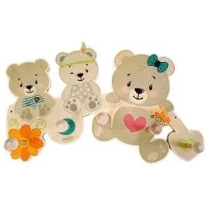 Top-Angebot Hess HolzspielzeugGarderobe "Bär" in Natur günstig kaufen | limango