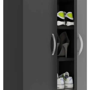 ebuy24 Schuhschrank Ulas 4 Anthrazit 49 x 34 cm günstig kaufen | limango Top-Preis