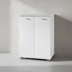 Meistverkauft KADIMA DESIGN Schuhschrank-Kommode, bis 12 Paar Schuhe, 2 Türen, 3 Einlegeböden in Weiß günstig kaufen | limango