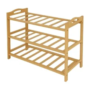 relaxdays Schuhregal in Natur - (B)70 x (H)48 x (T)25 cm günstig kaufen | limango Beliebt