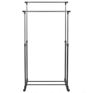 Meistverkauft Beliani Kleiderständer GILMER in Schwarz/Silber - (W) 75 x (H) 160 x (L) 42 cm günstig kaufen | limango