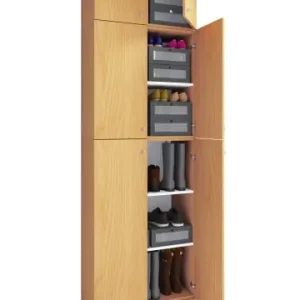 Bestpreis VCMXXL Schuhschrank Kleiderschrank Schrank Lona 5f AS in Buche günstig kaufen | limango