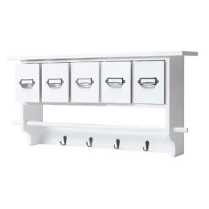 MCW Garderobe C49 mit 5 Schubladen im Shabby-Look, Weiß günstig kaufen | limango Beliebt