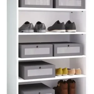 Expressversand VCMXXL Holz Großer Schuhschrank Schuhregal Lona 5 in Weiß günstig kaufen | limango