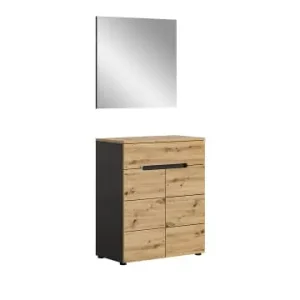 ebuy24 Garderobenmöbel Canu Eiche 80 x 37 cm günstig kaufen | limango Kostenloser Versand