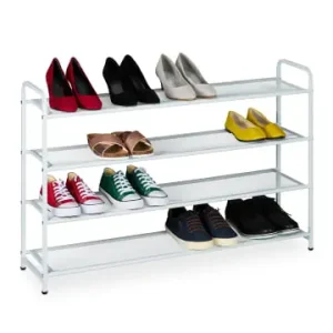 relaxdays Schuhregal in Weiß - (B)100 x (H)65 x (T)25,5 cm günstig kaufen | limango Expressversand