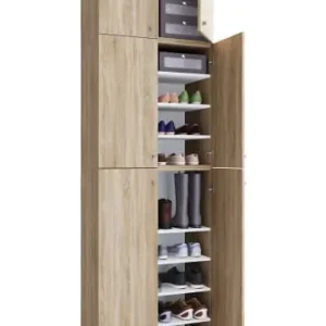 VCMXXL Schuhschrank Kleiderschrank Schrank Lona 9f A in Sonoma-Eiche günstig kaufen | limango Markenprodukt